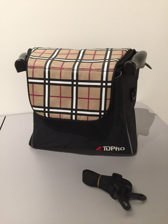 Mynd Topro taska framan á Troju Wine Red Tartan