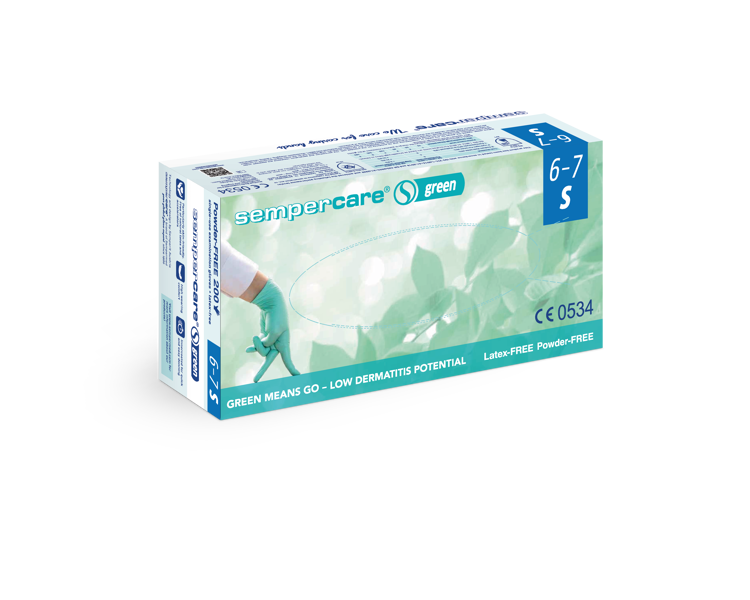 Mynd Hanskar Nitril Green XS-XL