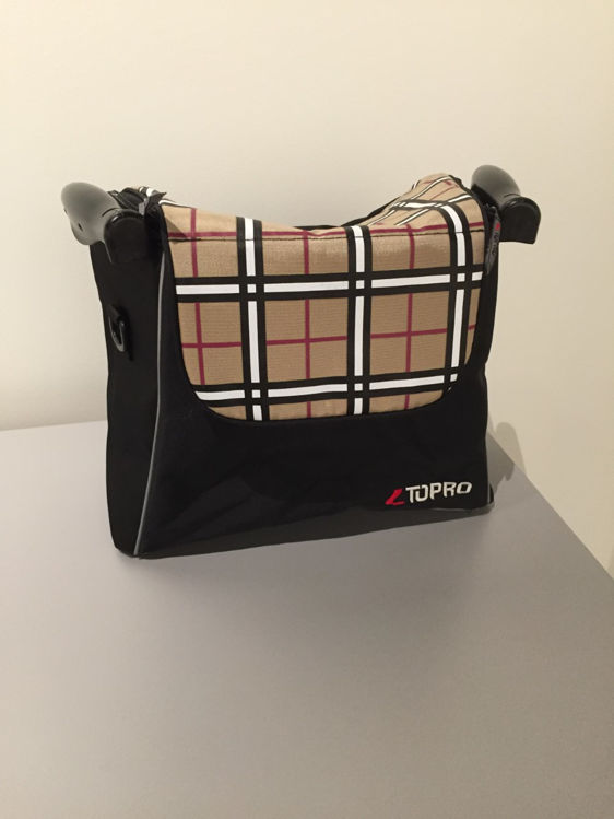 Mynd Topro taska framan á Troju Wine Red Tartan