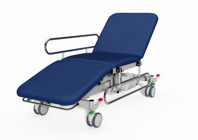 Show details for Meðferðarbekkur á hjólum, þrískiptur Mynd Meðferðarbekkur á hjólum, þrískiptur