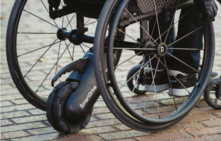 Mynd Smart Drive MX2+ aflbúnaður á hjólastóla