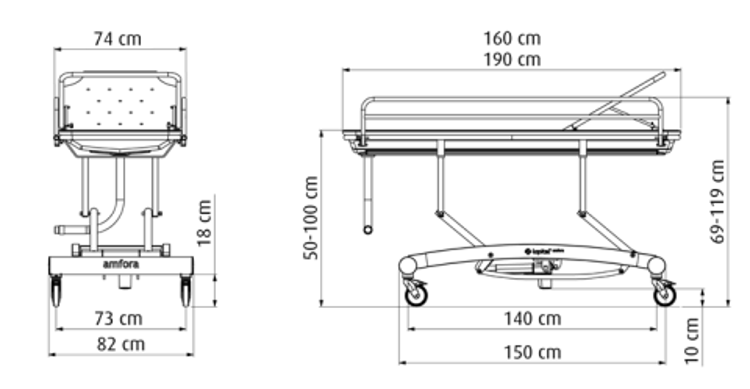 Mynd Baðbekkur Amfora 