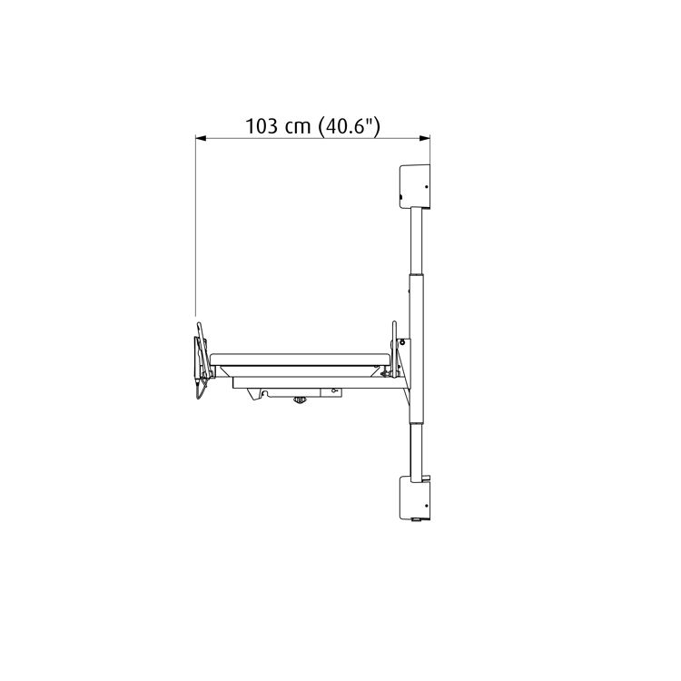 Mynd Lopital skiptibekkur Vienna veggfestur rafknúinn  